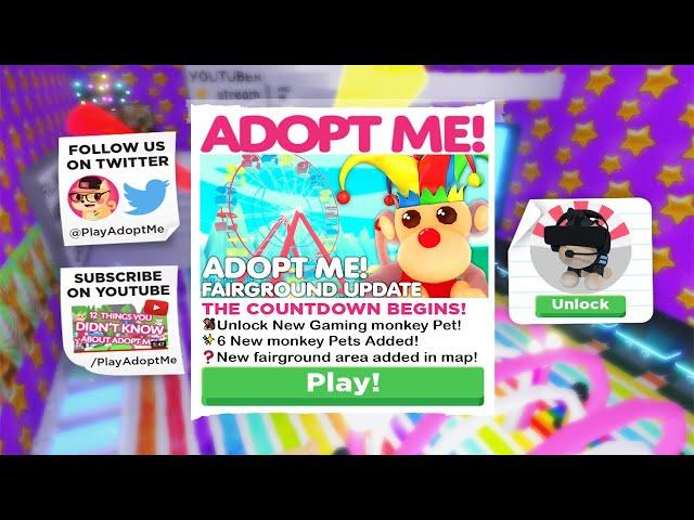 oh no! Monkey Fairground Update 2022 in Adopt Me...