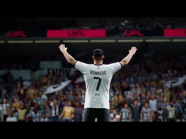 UFL commercial PlayStation 5 Xbox Series X|S euro tvcm cm pub EA Sports FC Cristiano Ronaldo FIFPRO