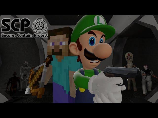 LUIGI Y STEVE EN LA FUNDACIÓN SCP - Garry's Mod