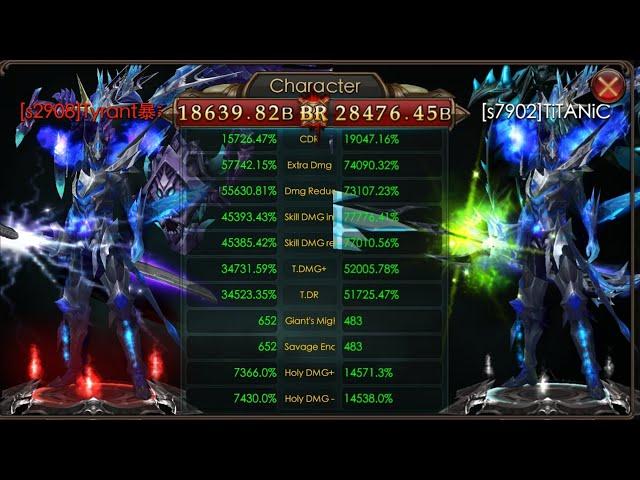 Legacy of Discord: Icefire Test vs New Server Super Stats 28T Titanic