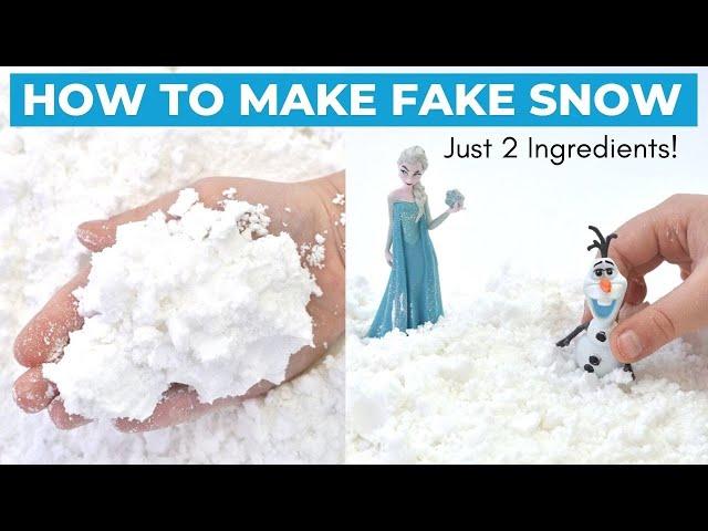 How to Make Fake Snow in 5 Minutes! | Just 2 EASY Ingredients!