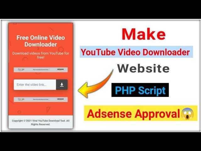 Create YouTube Video & Audio Downloader Tool in Blogger |Youtube Video Downloader Script for Blogger