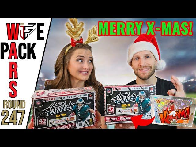 A CHRISTMAS KABOOM In This 2024 Absolute Football Mega Box? | Wife Pack Wars - Round 247