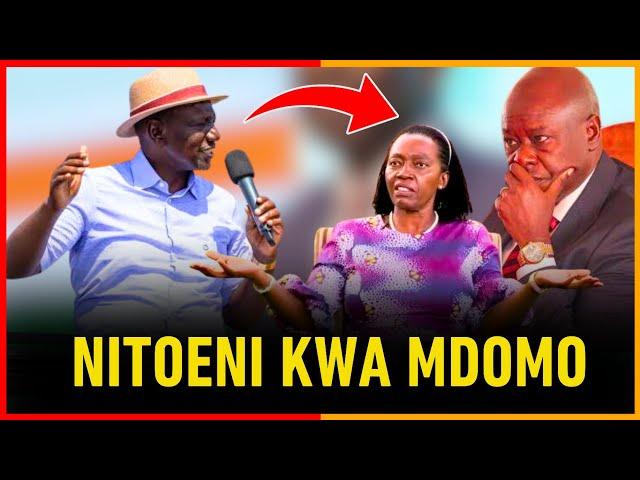 ANGRY Ruto WARNS Gachagua and Martha Karua! "NITOENI KWA MDOMO OTHERWISE MTAUNGUA"