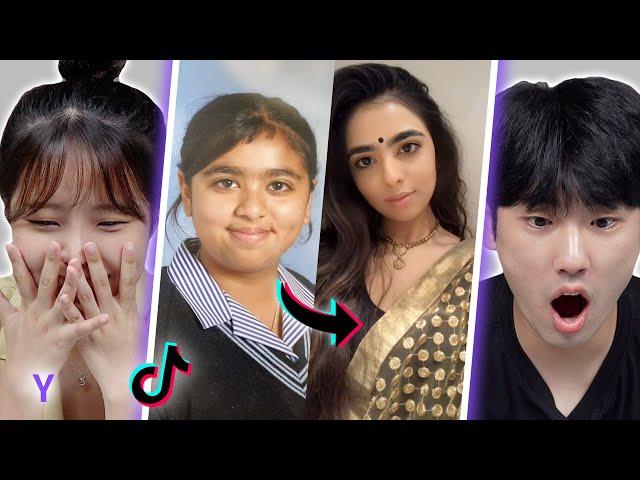 틱톡 ‘Glow Up’ 챌린지를 본 한국인 남녀의 반응 Part 2 | Y