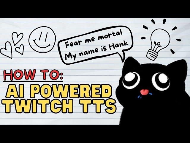 How to create a TTS Chat Bot for Twitch using AI Technology
