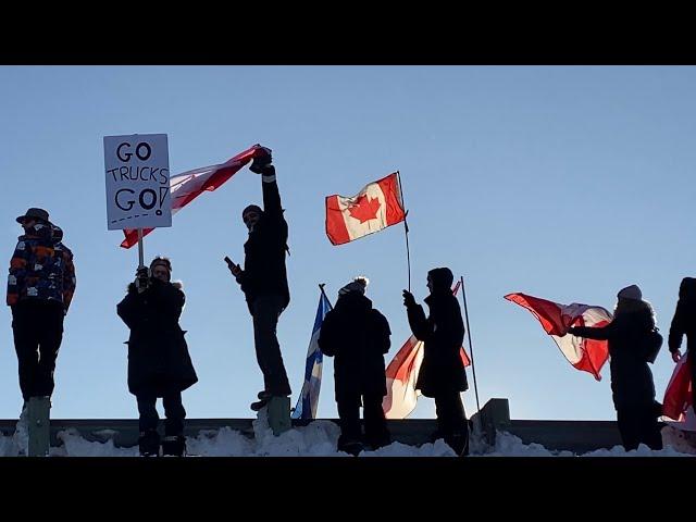 "Конвой Свободы" - Канада, Квебек / Freedom Rally - Canada, Quebec