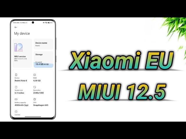 OFFICIAL MIUI 12.5 Xiaomi EU Weekly v21.3.10 Update.....!! Download for your Device now 