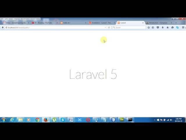 laravel5.1 installation step by step