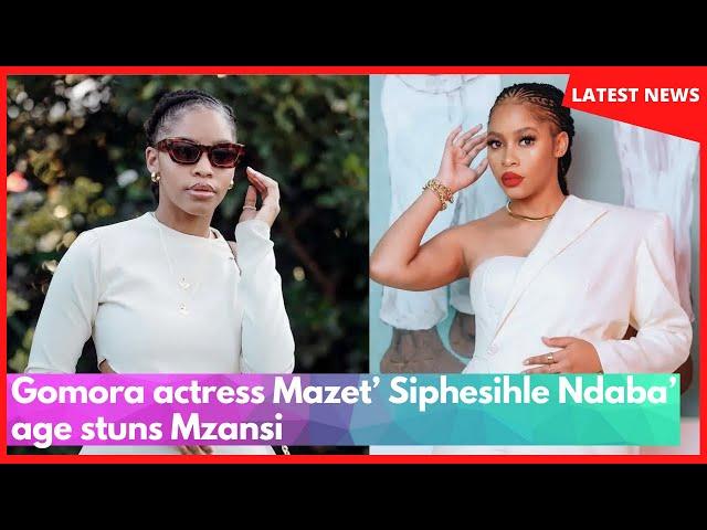 Gomora actress Mazet’ Siphesihle Ndaba’ age stuns Mzansi