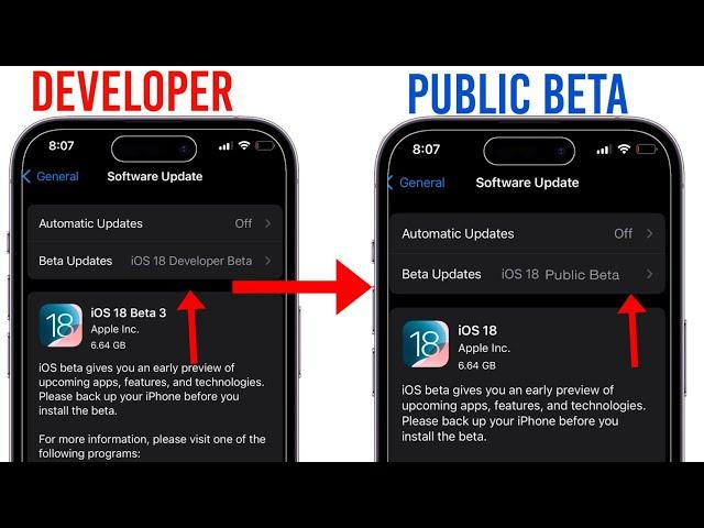 How To Update iOS 18 Public Beta | How To Update iOS 18 Developer To Public Beta| Devloper To Public