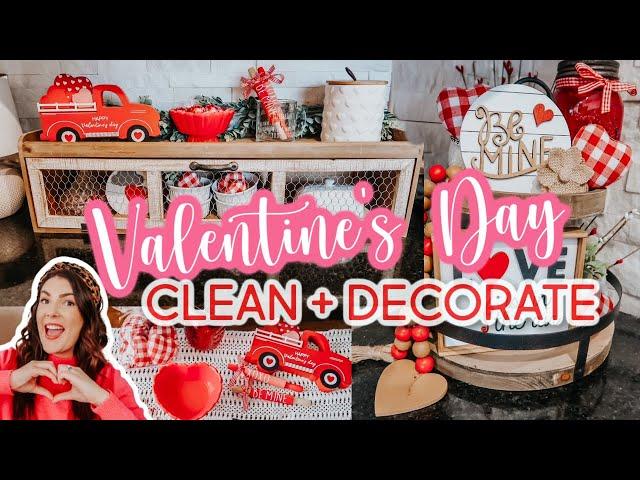 NEW VALENTINES DAY DECORATE WITH ME 2021! | VALENTINES DAY DECOR IDEAS