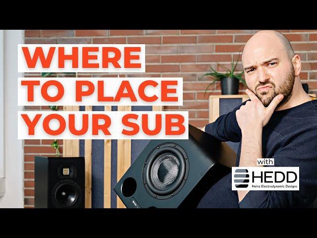 Subwoofers (#2): How to place your sub correctly (in a home studio) - with HEDD Audio