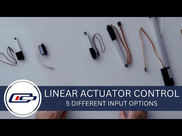 Micro Linear Actuator Control - 5 Input Options