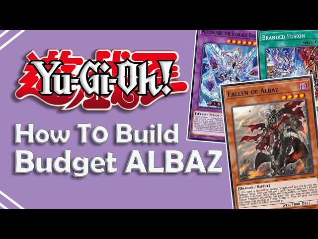 How to build Budget ALBAZ STRIKE STRUCTURE DECK! CHEAP UPGRADES!