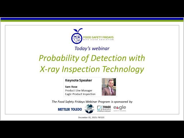 Probability of Detection with X-ray Inspection Technology