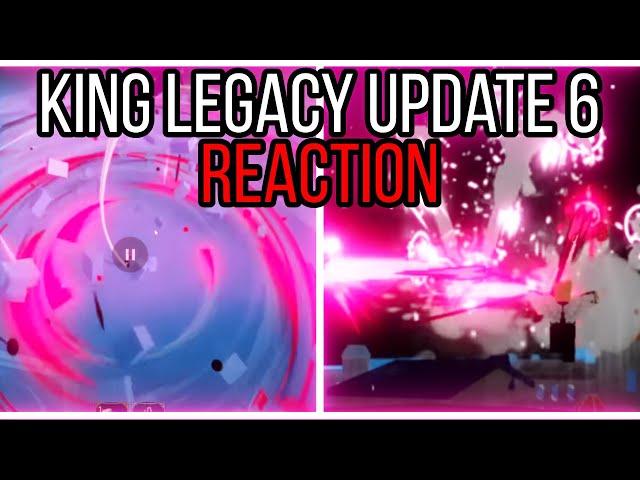 King Legacy Update 6 REACTION