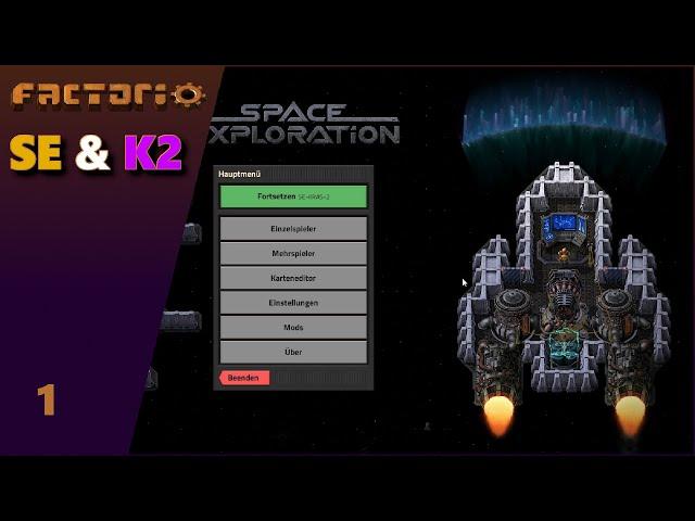 [Live-LP] EP01 - FACTORIO Space Exploration - Krastorio 2 | [GER]