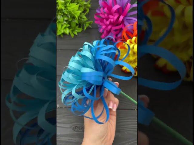 Paper Craft Ideas Paper Flowers Flower DIY #shorts