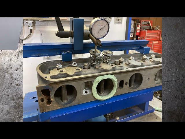 Lykins Motorsports Ford 302 Tunnel Port Heads On The Flow Bench