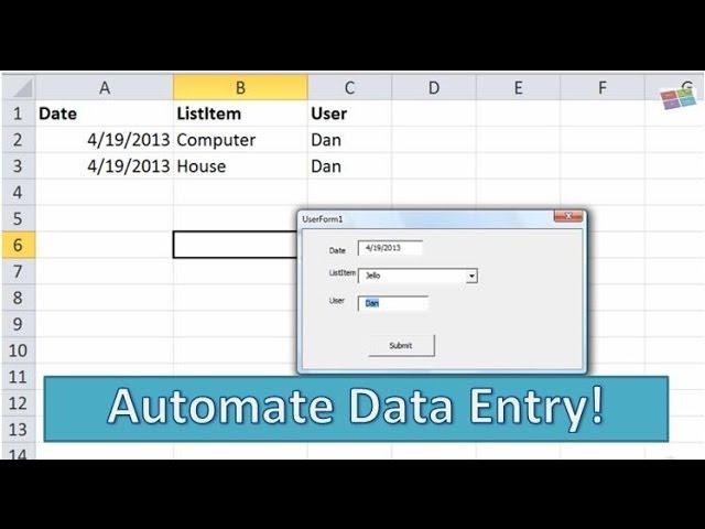 Excel VBA USERFORMS #20 Data Entry a Breeze with Userforms! AUTOCOMPLETE with Combobox