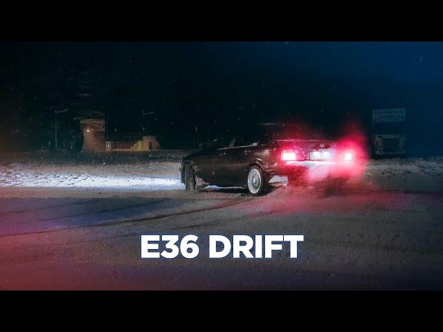 How I Almost CRASHED My E36 | Winter Drifting Vlog