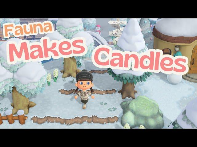 Candle Making Station | Winter Christmas Cottagecore Island | ACNH Animal Crossing New Horizons