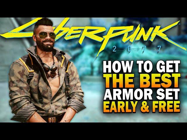 How To Get The Best Full Armor Set Early & Free In Cyberpunk 2077