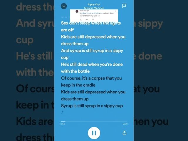 Melanie Martinez - Sippy Cup ( lyrics)