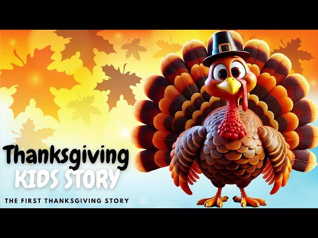 The First Thanksgiving Story for Kids | Animated Thanksgiving Story