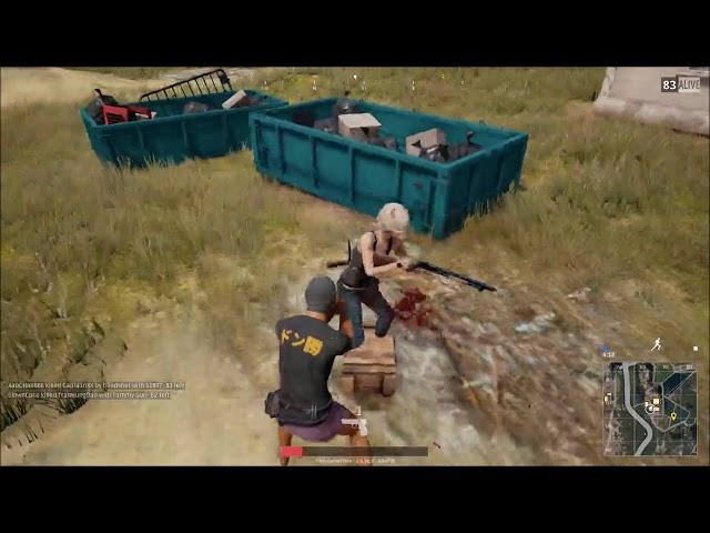 Mini-skirt (Purple) on Male plus Crouch Jump Trick PUBG PLAYERUNKNOWN'S BATTLEGROUNDS