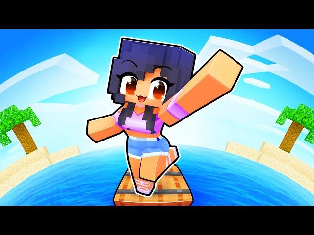 Joining APHMAU'S RAFT In Minecraft!