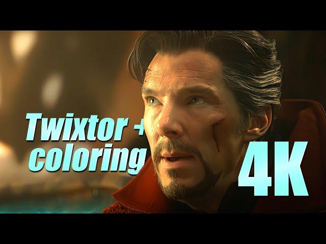 Doctor Strange The Avengers Infinity War & Endgame 4K Twixtor Scenepack with Coloring for edits MEGA