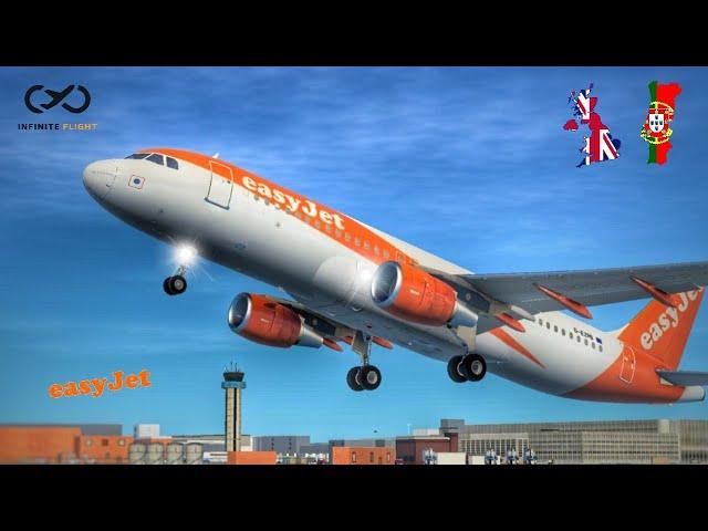 [4K] Infinite Flight | London Luton (LTN) - Madeira (FNC) | Easyjet | Airbus A320
