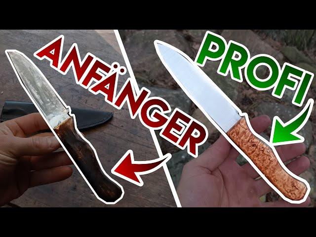 Messer BAUEN kann jeder !!! | PROFI vs ANFÄNGER