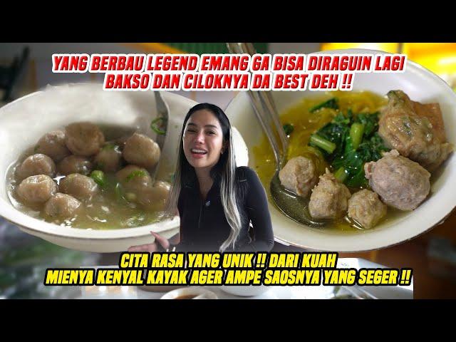 BARU NEMUIN MIE BAKSO YG KENYEL KAYAK AGER !! BUMBUNYA KHAS HANYA ADA DI BAKSO LEGEND INI !! ENDUL..