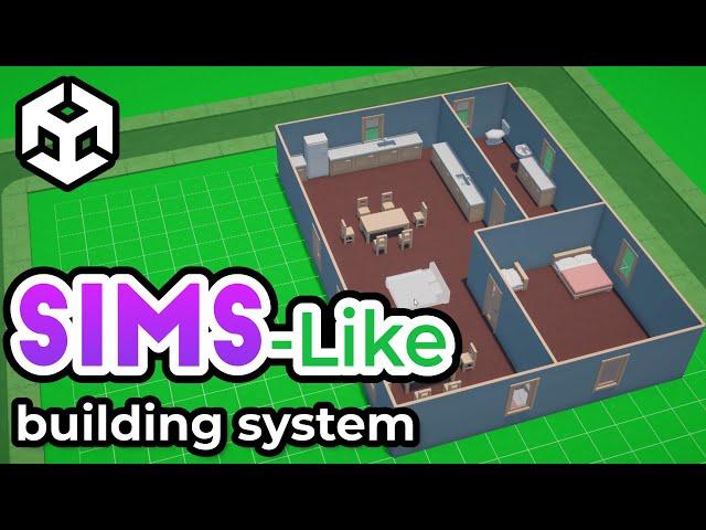 Sims like building system in Unity 2022