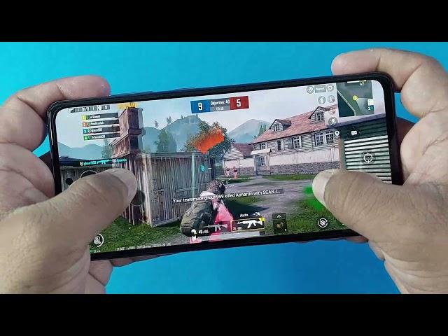 Samsung Galaxy A72 Test Game Pubg Mobile + Gyro