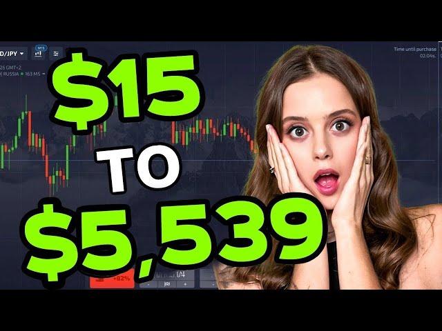 FROM $15 TO $5,539 (IN 12 MIN) WITH SECRET STRATEGY | QUOTEX STRATEGY | QUOTEX WINNING STRATEGY