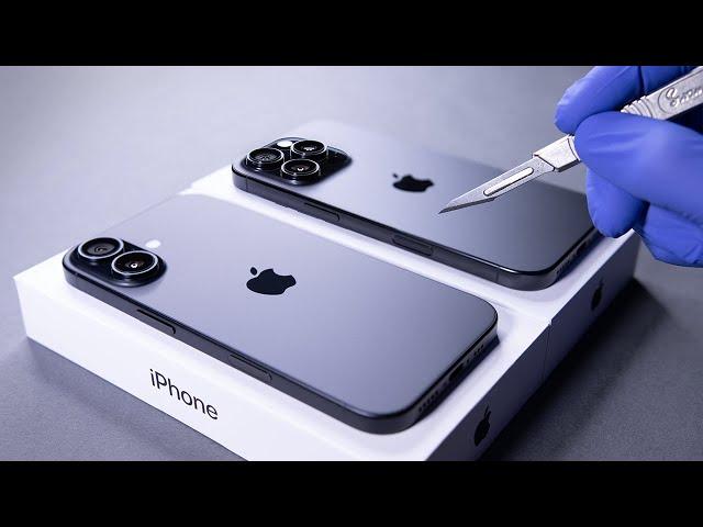 iPhone 16 VS iPhone 16 Pro unboxing and Camera Test! - ASMR