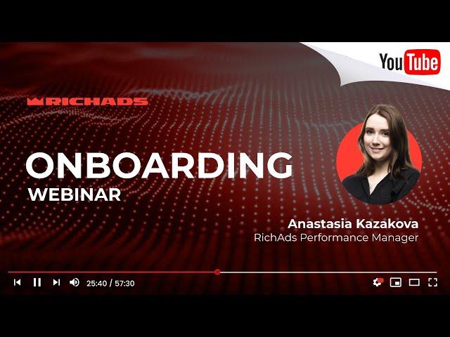 How to Make a Profit with RichAds - Onboarding Webinar Recording