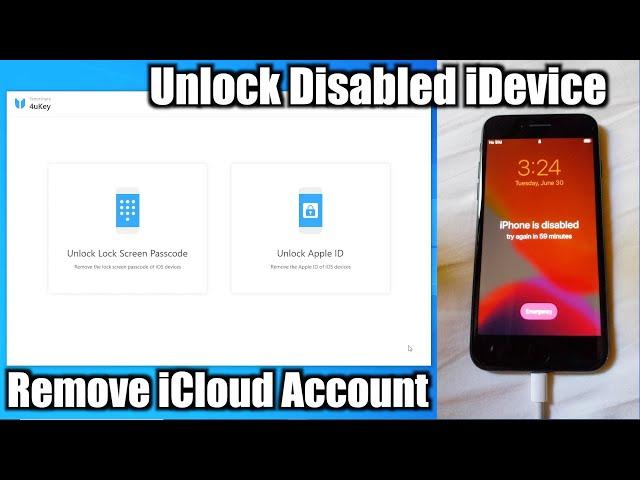 How to Unlock a Disabled iPhone or Remove iCloud Without iTunes (Giveaway) - Tenorshare 4uKey