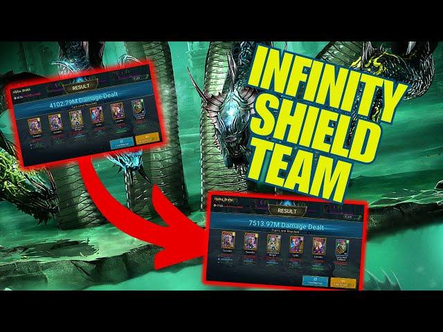 2X MY DAMAGE ON INFINITY SHIELD HYDRA TEAM HERE IS HOW RAID: SHADOW LEGENDS