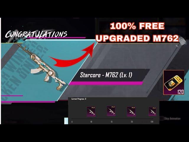 Get Free Level 8 Upgradable M762 Skin | Free Premium Crate Opening | PUBGM