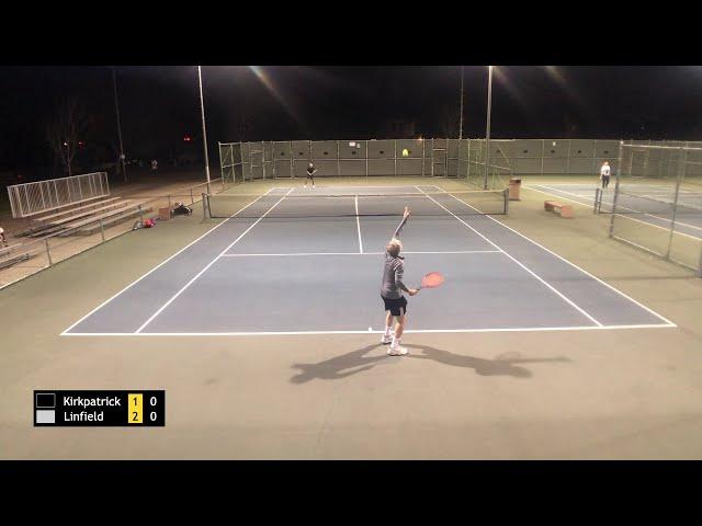 NTRP 4.0 - Ricky Kirkpatrick vs. Michael Linfield - Highlights | USTA League Fall 2020