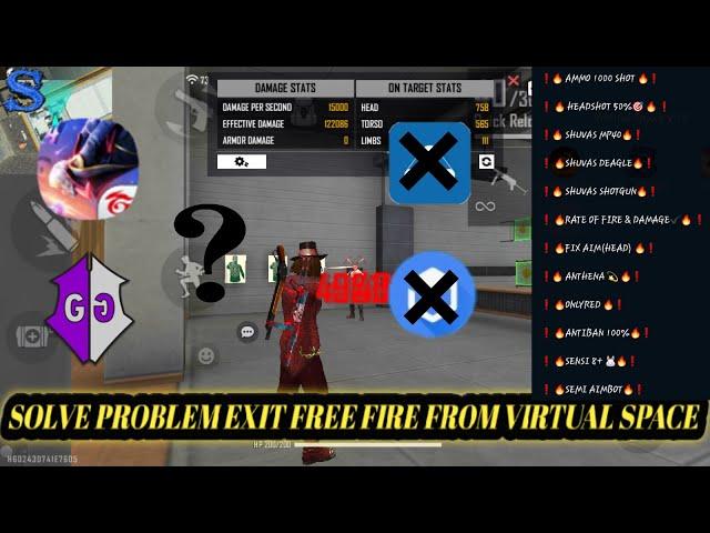 Solve problem exit Free Firefrom virtual space after new update + headshot script antiban️