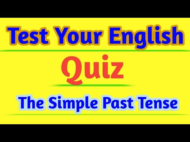 The Simple Past Tense (QUIZ) #Shorts