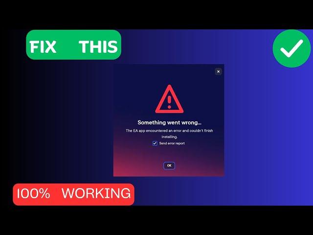 How to Fix “Something went wrong” Error in EA App