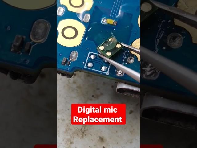 digital mic replacement #mic #jiophone #mobilerepairing #shorts @ic_fixer