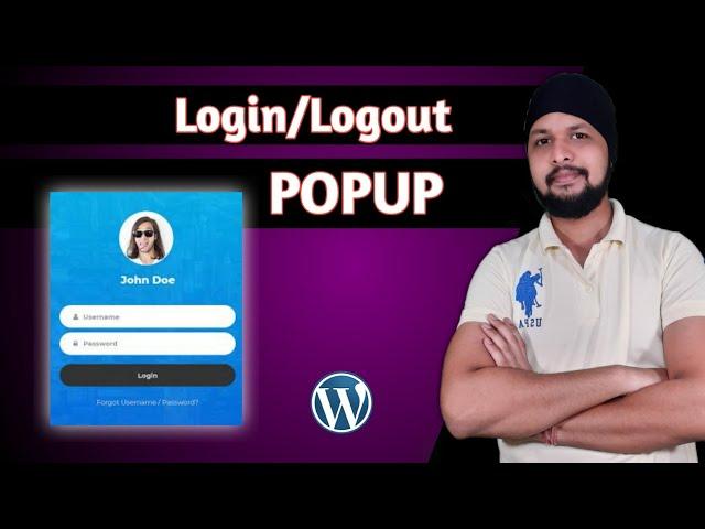 How to add login  popup in wordpress site | Best plugin for Login popup